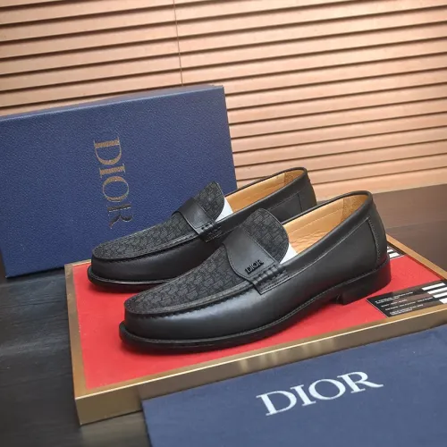 Wholesale Christian Dior Leather Shoes For Men #1455652 $102.00 USD, Wholesale Quality Replica Christian Dior Leather Shoes