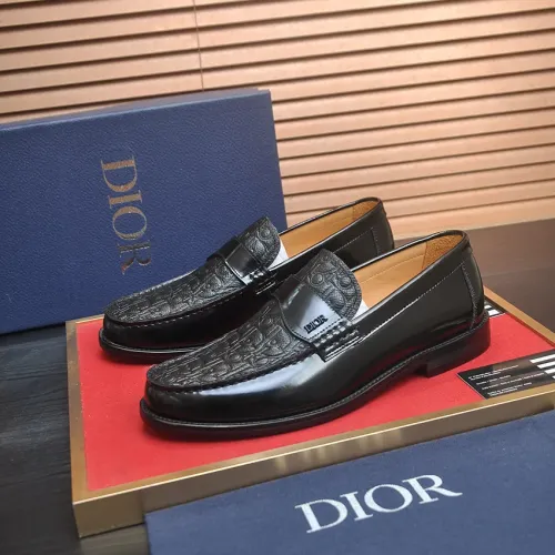 Wholesale Christian Dior Leather Shoes For Men #1455653 $102.00 USD, Wholesale Quality Replica Christian Dior Leather Shoes