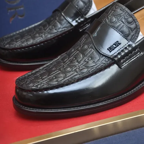 Replica Christian Dior Leather Shoes For Men #1455653 $102.00 USD for Wholesale
