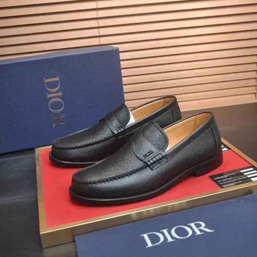 Wholesale Christian Dior Leather Shoes For Men #1455654 $102.00 USD, Wholesale Quality Replica Christian Dior Leather Shoes