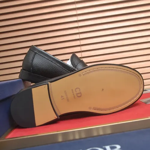 Replica Christian Dior Leather Shoes For Men #1455654 $102.00 USD for Wholesale