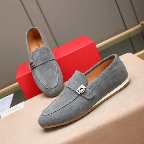 Wholesale Salvatore Ferragamo Leather Shoes For Men #1455655 $92.00 USD, Wholesale Quality Replica Salvatore Ferragamo Leather Shoes