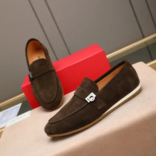 Wholesale Salvatore Ferragamo Leather Shoes For Men #1455657 $92.00 USD, Wholesale Quality Replica Salvatore Ferragamo Leather Shoes