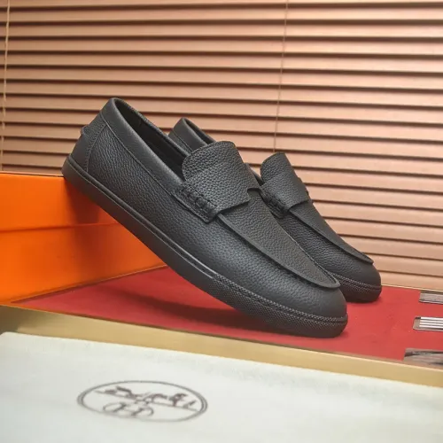 Replica Hermes Casual Shoes For Men #1455664 $115.00 USD for Wholesale