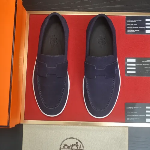 Replica Hermes Casual Shoes For Men #1455665 $115.00 USD for Wholesale