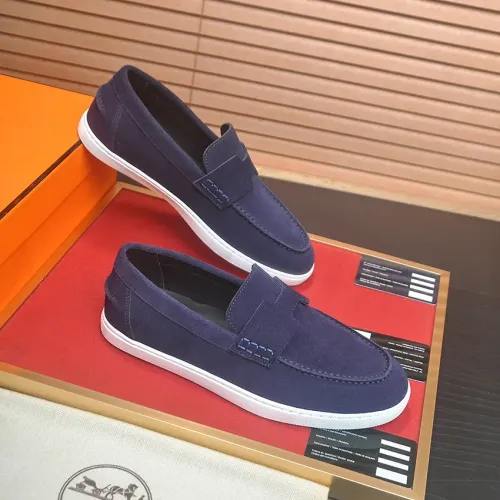 Replica Hermes Casual Shoes For Men #1455665 $115.00 USD for Wholesale
