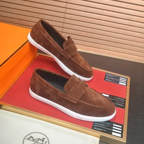 Replica Hermes Casual Shoes For Men #1455666 $115.00 USD for Wholesale