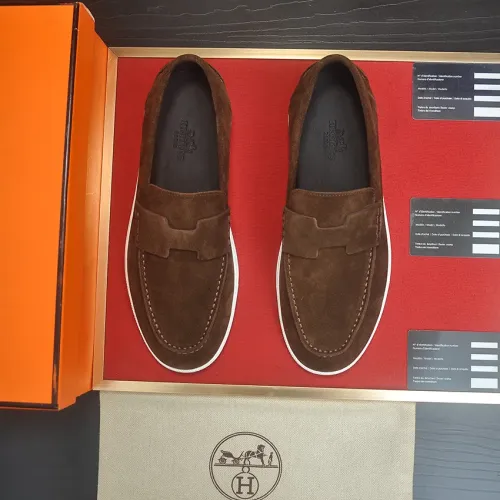 Replica Hermes Casual Shoes For Men #1455667 $115.00 USD for Wholesale