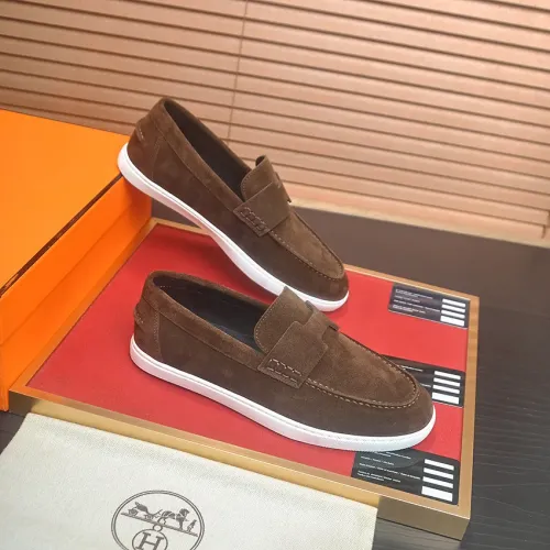 Replica Hermes Casual Shoes For Men #1455667 $115.00 USD for Wholesale