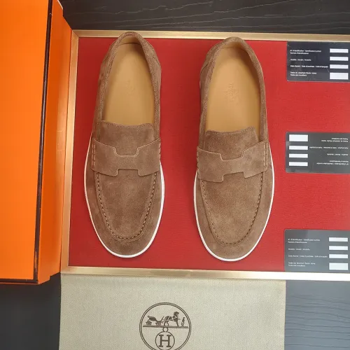 Replica Hermes Casual Shoes For Men #1455668 $115.00 USD for Wholesale