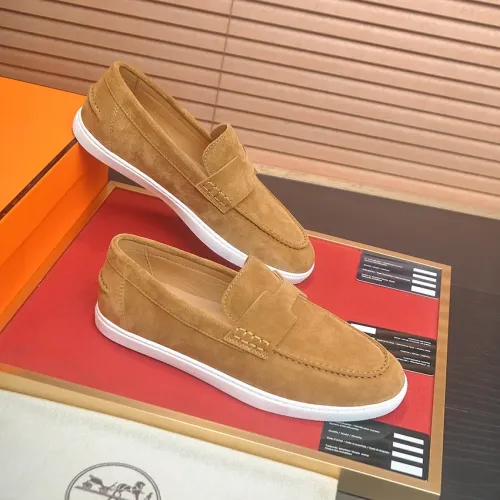 Replica Hermes Casual Shoes For Men #1455669 $115.00 USD for Wholesale