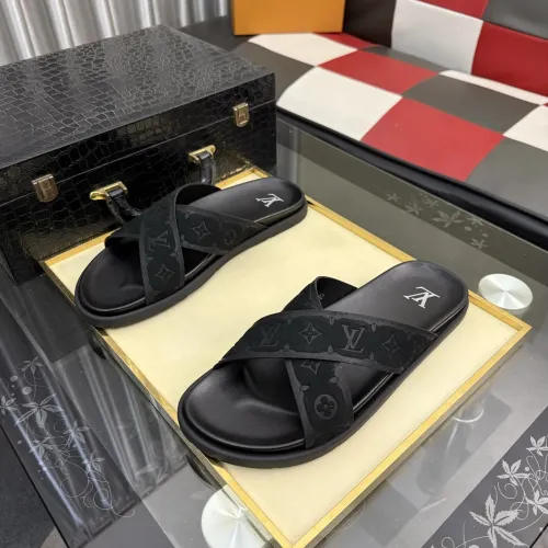 Replica Louis Vuitton Slippers For Men #1455674 $60.00 USD for Wholesale