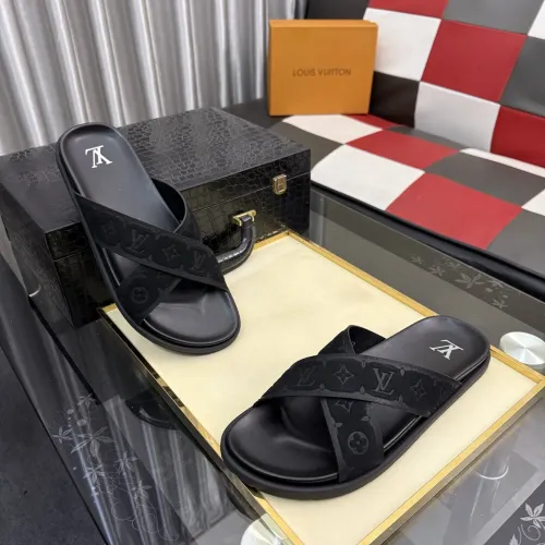 Replica Louis Vuitton Slippers For Men #1455674 $60.00 USD for Wholesale