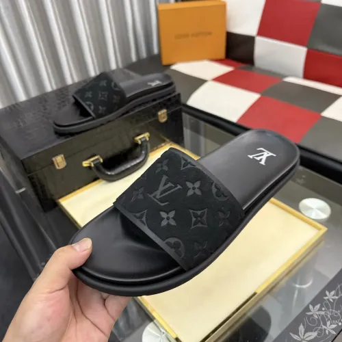 Wholesale Louis Vuitton Slippers For Men #1455675 $60.00 USD, Wholesale Quality Replica Louis Vuitton Slippers