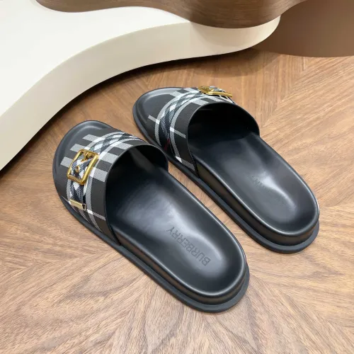 Replica Burberry Slippers For Men #1455703 $60.00 USD for Wholesale