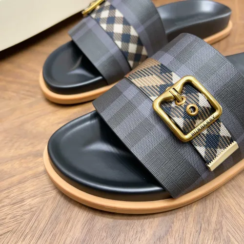 Replica Burberry Slippers For Men #1455704 $60.00 USD for Wholesale