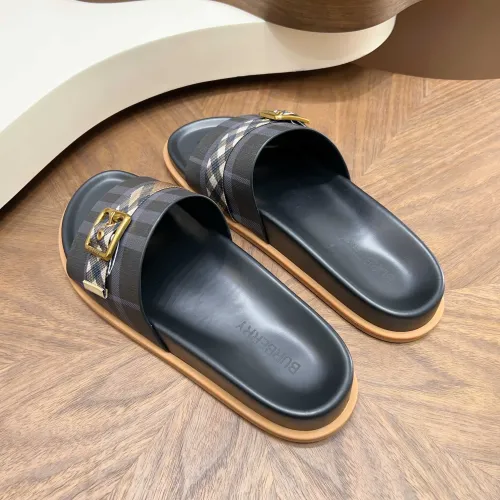 Replica Burberry Slippers For Men #1455704 $60.00 USD for Wholesale
