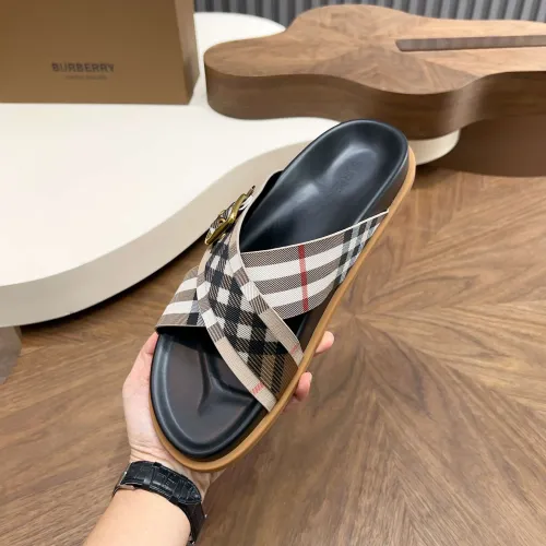 Replica Burberry Slippers For Men #1455705 $60.00 USD for Wholesale