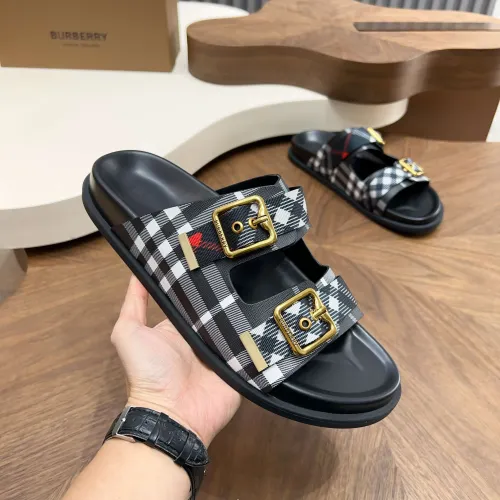 Replica Burberry Slippers For Men #1455709 $60.00 USD for Wholesale