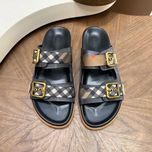 Replica Burberry Slippers For Men #1455710 $60.00 USD for Wholesale