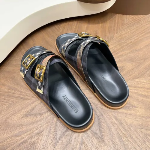 Replica Burberry Slippers For Men #1455710 $60.00 USD for Wholesale