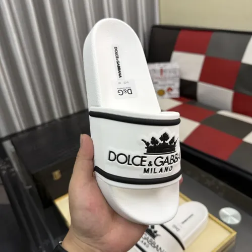 Replica Dolce & Gabbana D&G Slippers For Men #1455711 $45.00 USD for Wholesale