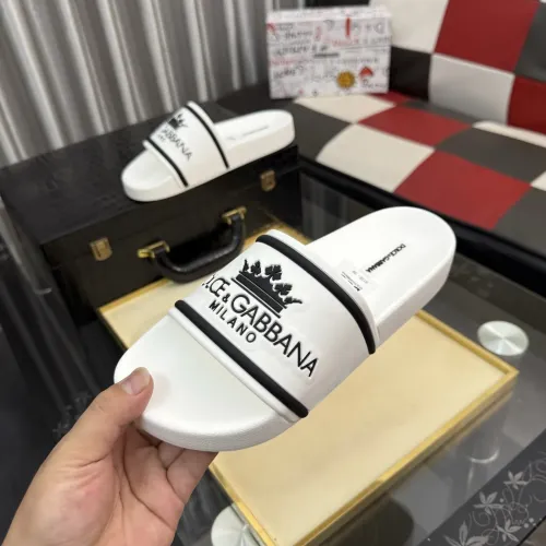 Replica Dolce & Gabbana D&G Slippers For Men #1455711 $45.00 USD for Wholesale