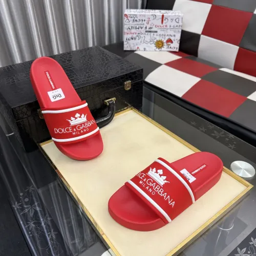 Wholesale Dolce &amp; Gabbana D&amp;G Slippers For Men #1455712 $45.00 USD, Wholesale Quality Replica Dolce &amp; Gabbana D&amp;G Slippers