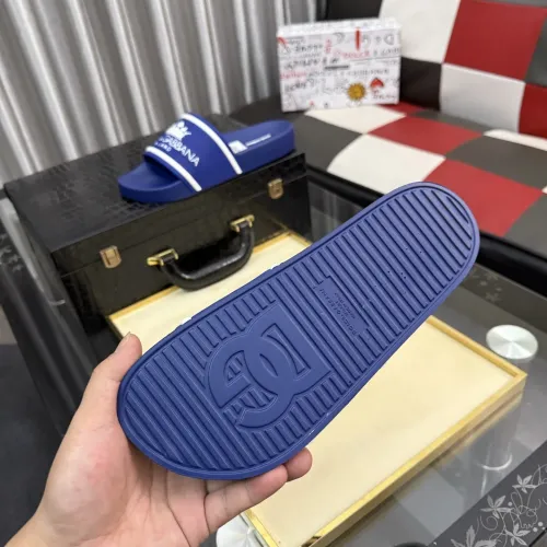 Replica Dolce & Gabbana D&G Slippers For Men #1455714 $45.00 USD for Wholesale