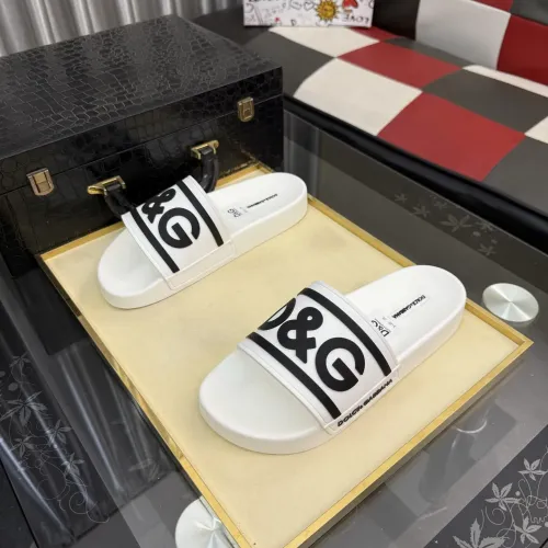 Replica Dolce & Gabbana D&G Slippers For Men #1455716 $45.00 USD for Wholesale