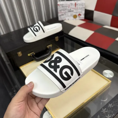 Replica Dolce & Gabbana D&G Slippers For Men #1455716 $45.00 USD for Wholesale