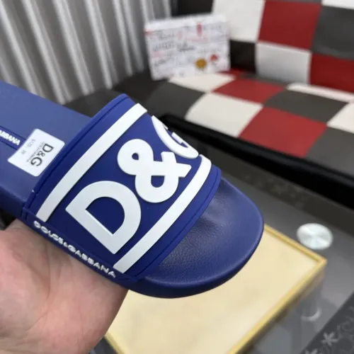 Replica Dolce & Gabbana D&G Slippers For Men #1455718 $45.00 USD for Wholesale