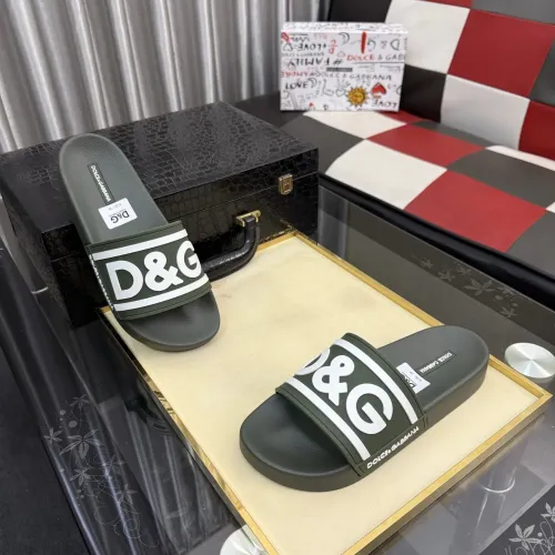 Wholesale Dolce &amp; Gabbana D&amp;G Slippers For Men #1455719 $45.00 USD, Wholesale Quality Replica Dolce &amp; Gabbana D&amp;G Slippers