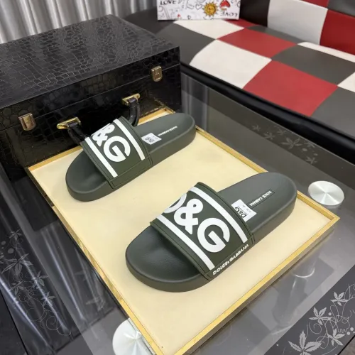 Replica Dolce & Gabbana D&G Slippers For Men #1455719 $45.00 USD for Wholesale