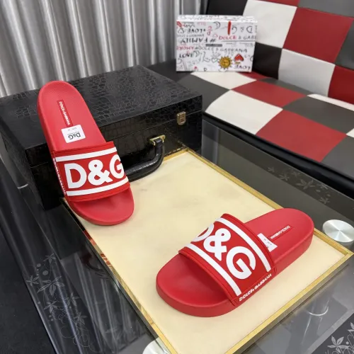 Wholesale Dolce &amp; Gabbana D&amp;G Slippers For Men #1455720 $45.00 USD, Wholesale Quality Replica Dolce &amp; Gabbana D&amp;G Slippers