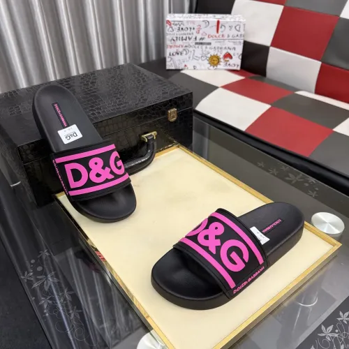 Wholesale Dolce &amp; Gabbana D&amp;G Slippers For Men #1455721 $45.00 USD, Wholesale Quality Replica Dolce &amp; Gabbana D&amp;G Slippers
