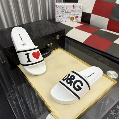 Wholesale Dolce &amp; Gabbana D&amp;G Slippers For Men #1455722 $45.00 USD, Wholesale Quality Replica Dolce &amp; Gabbana D&amp;G Slippers