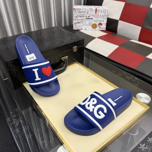 Wholesale Dolce &amp; Gabbana D&amp;G Slippers For Men #1455725 $45.00 USD, Wholesale Quality Replica Dolce &amp; Gabbana D&amp;G Slippers