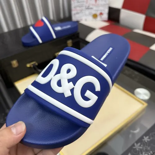 Replica Dolce & Gabbana D&G Slippers For Men #1455725 $45.00 USD for Wholesale