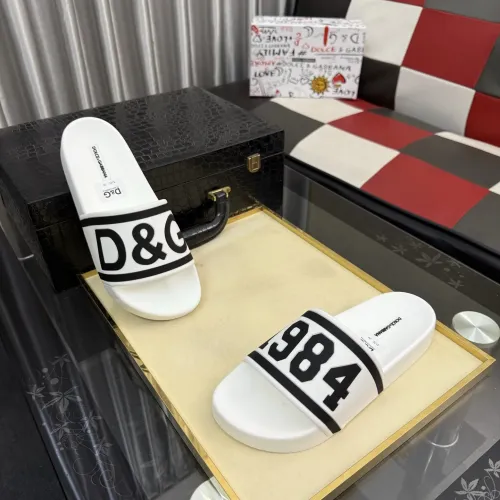 Wholesale Dolce &amp; Gabbana D&amp;G Slippers For Men #1455727 $45.00 USD, Wholesale Quality Replica Dolce &amp; Gabbana D&amp;G Slippers