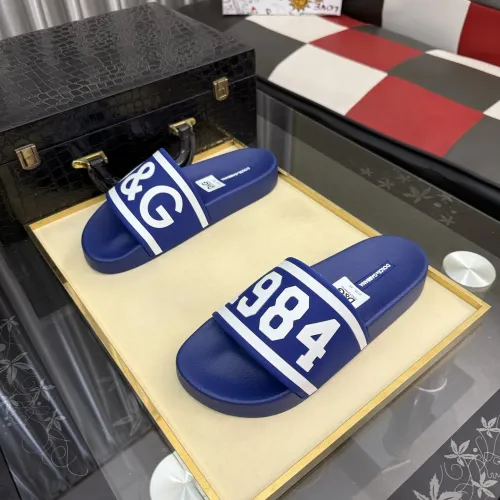 Replica Dolce & Gabbana D&G Slippers For Men #1455731 $45.00 USD for Wholesale