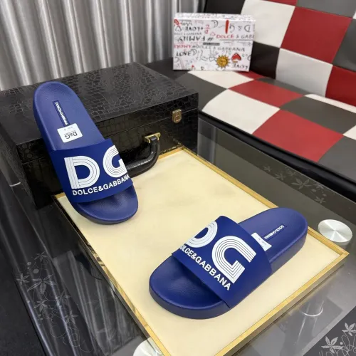 Wholesale Dolce &amp; Gabbana D&amp;G Slippers For Men #1455734 $45.00 USD, Wholesale Quality Replica Dolce &amp; Gabbana D&amp;G Slippers