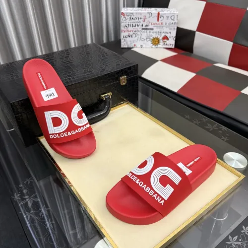 Wholesale Dolce &amp; Gabbana D&amp;G Slippers For Men #1455736 $45.00 USD, Wholesale Quality Replica Dolce &amp; Gabbana D&amp;G Slippers