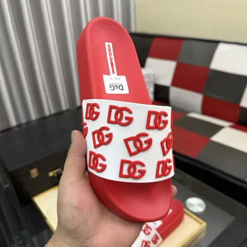 Replica Dolce & Gabbana D&G Slippers For Men #1455738 $45.00 USD for Wholesale