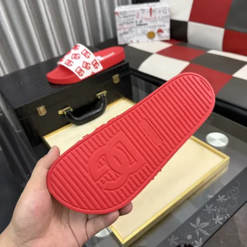 Replica Dolce & Gabbana D&G Slippers For Men #1455738 $45.00 USD for Wholesale