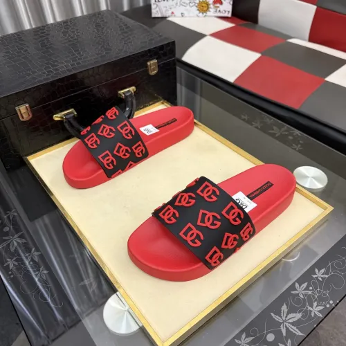 Replica Dolce & Gabbana D&G Slippers For Men #1455739 $45.00 USD for Wholesale