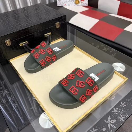 Replica Dolce & Gabbana D&G Slippers For Men #1455740 $45.00 USD for Wholesale