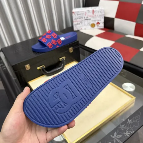 Replica Dolce & Gabbana D&G Slippers For Men #1455741 $45.00 USD for Wholesale