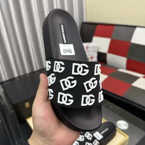 Replica Dolce & Gabbana D&G Slippers For Men #1455742 $45.00 USD for Wholesale