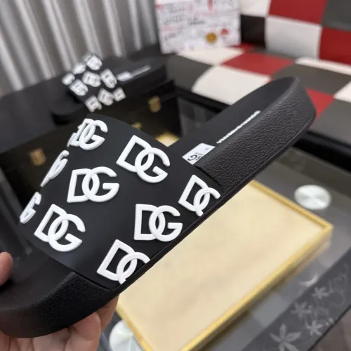 Replica Dolce & Gabbana D&G Slippers For Men #1455742 $45.00 USD for Wholesale